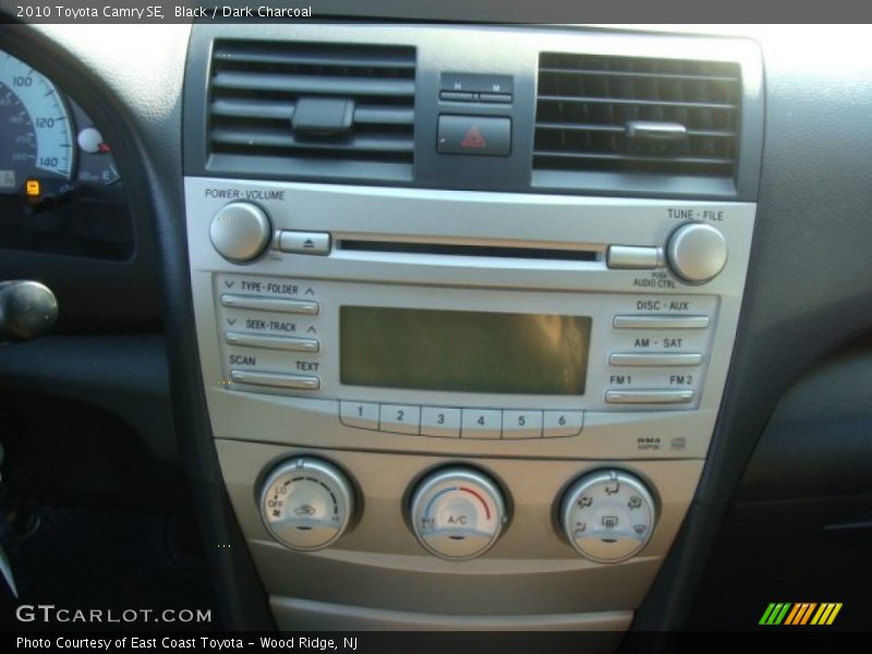 Black / Dark Charcoal 2010 Toyota Camry SE