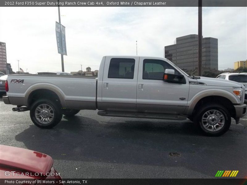 Oxford White / Chaparral Leather 2012 Ford F350 Super Duty King Ranch Crew Cab 4x4