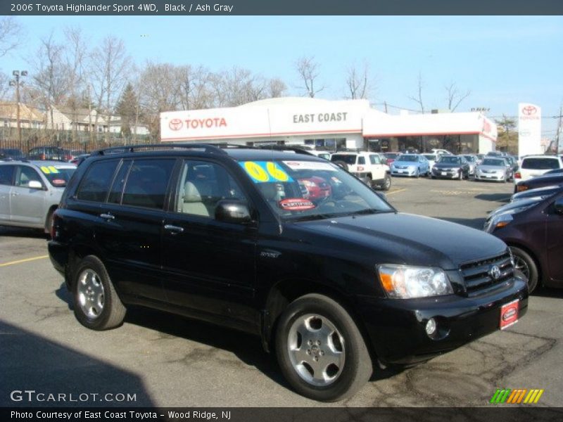 Black / Ash Gray 2006 Toyota Highlander Sport 4WD