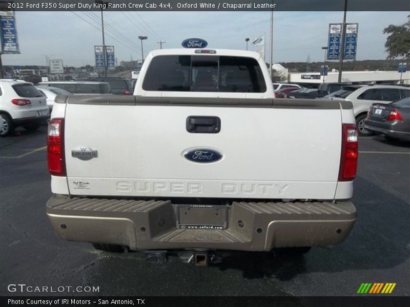 Oxford White / Chaparral Leather 2012 Ford F350 Super Duty King Ranch Crew Cab 4x4