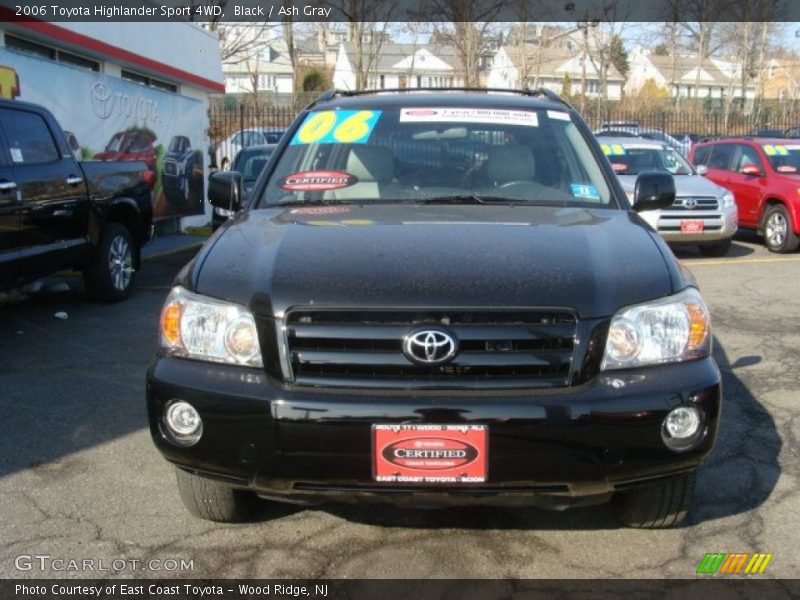Black / Ash Gray 2006 Toyota Highlander Sport 4WD