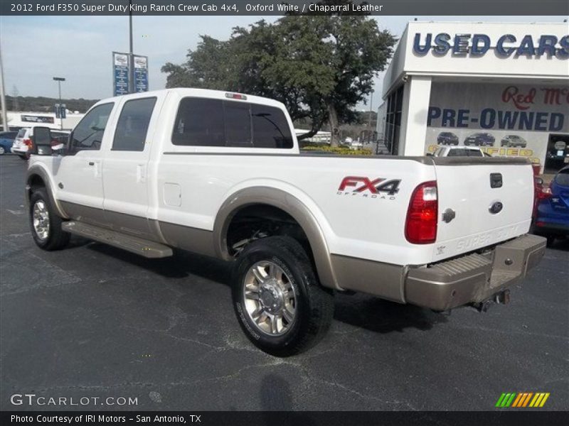 Oxford White / Chaparral Leather 2012 Ford F350 Super Duty King Ranch Crew Cab 4x4