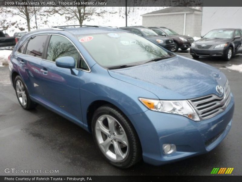 Tropical Sea Metallic / Ivory 2009 Toyota Venza V6 AWD