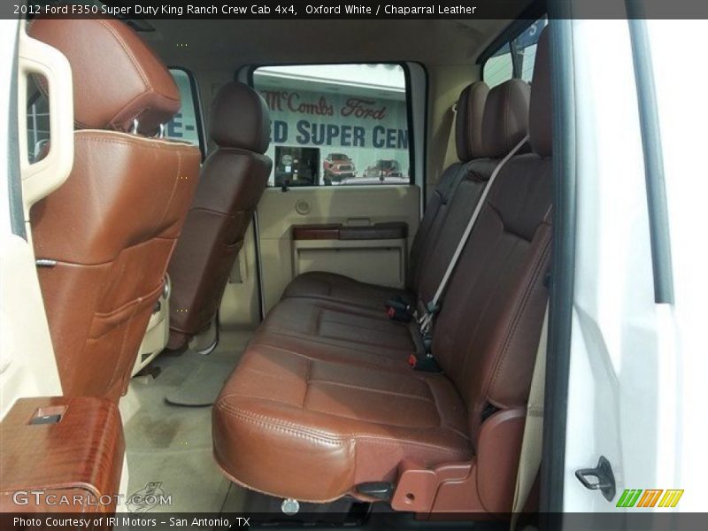 Oxford White / Chaparral Leather 2012 Ford F350 Super Duty King Ranch Crew Cab 4x4