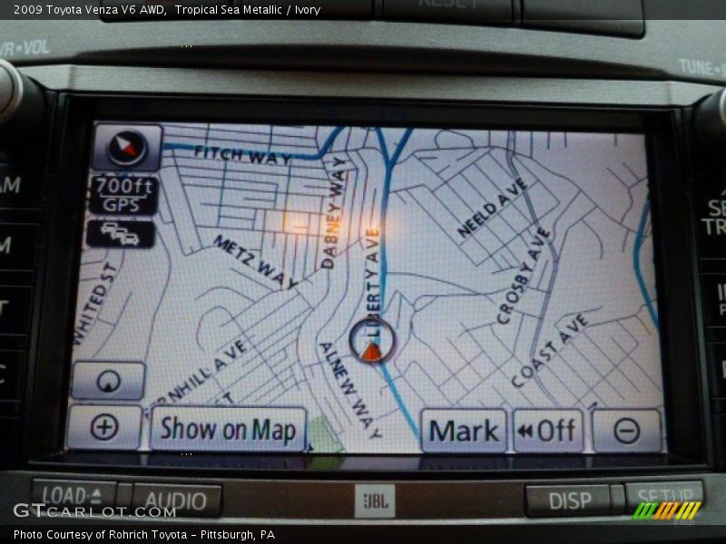 Tropical Sea Metallic / Ivory 2009 Toyota Venza V6 AWD