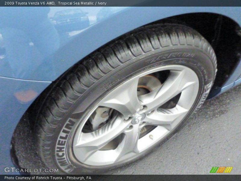 Tropical Sea Metallic / Ivory 2009 Toyota Venza V6 AWD