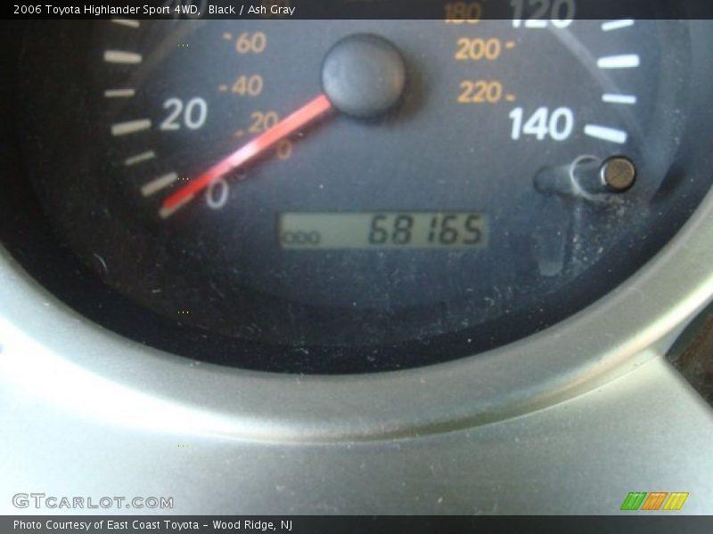 Black / Ash Gray 2006 Toyota Highlander Sport 4WD