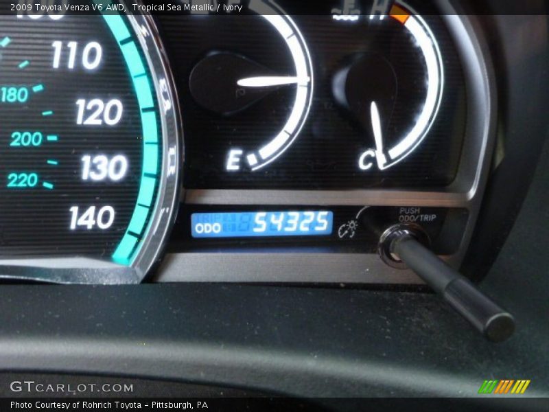 Tropical Sea Metallic / Ivory 2009 Toyota Venza V6 AWD