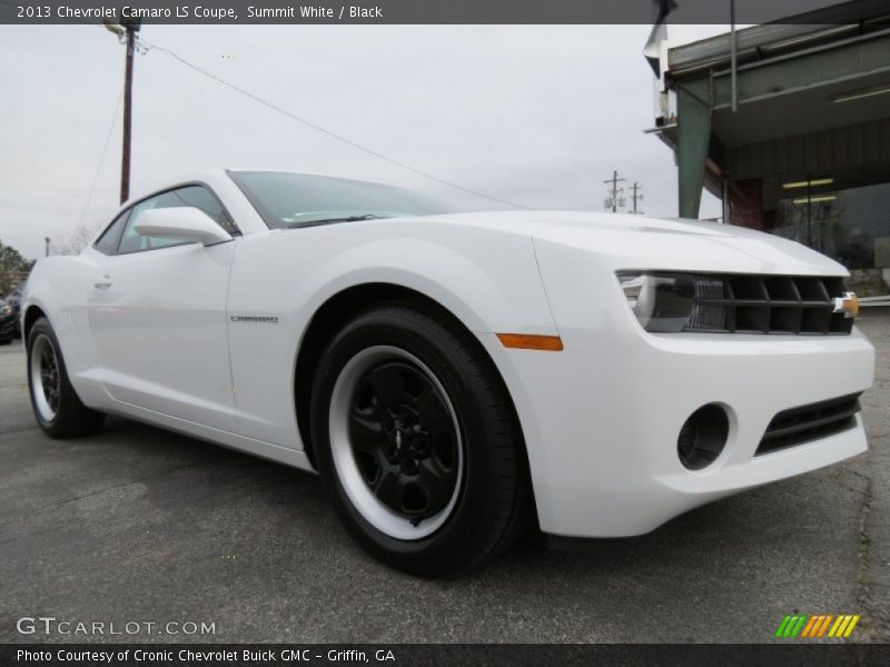 Summit White / Black 2013 Chevrolet Camaro LS Coupe