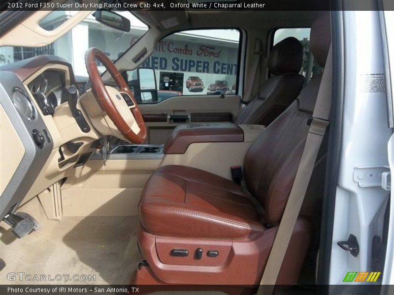 Oxford White / Chaparral Leather 2012 Ford F350 Super Duty King Ranch Crew Cab 4x4