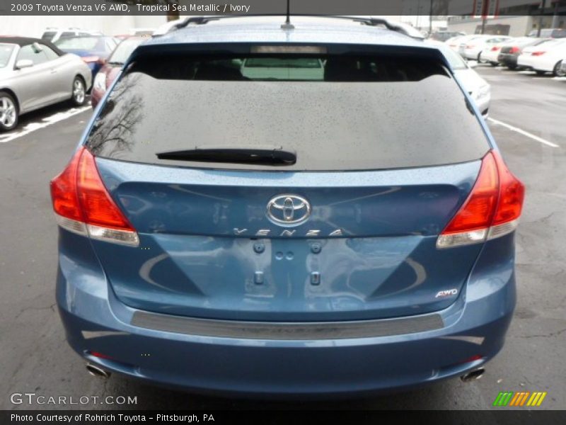 Tropical Sea Metallic / Ivory 2009 Toyota Venza V6 AWD