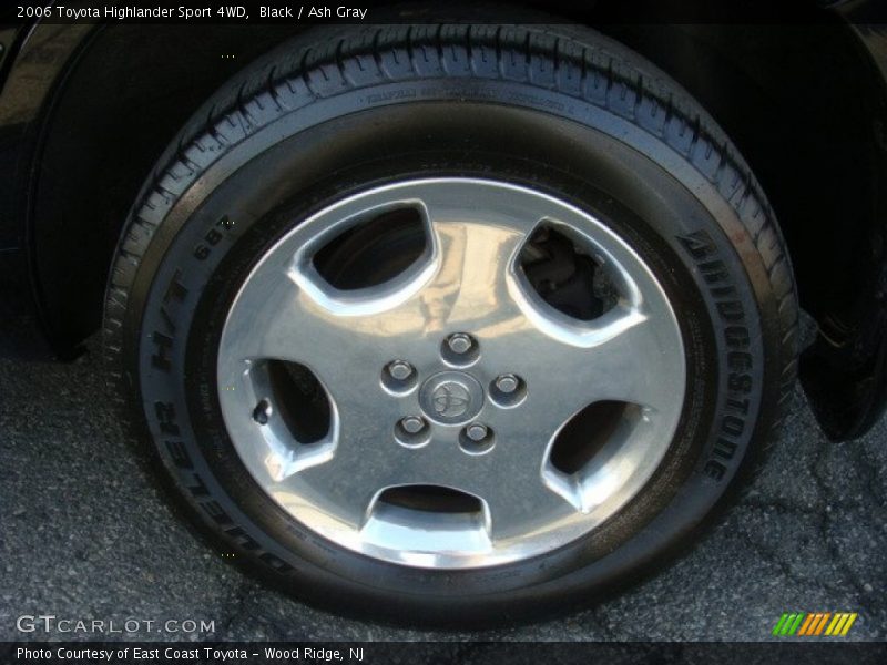 Black / Ash Gray 2006 Toyota Highlander Sport 4WD