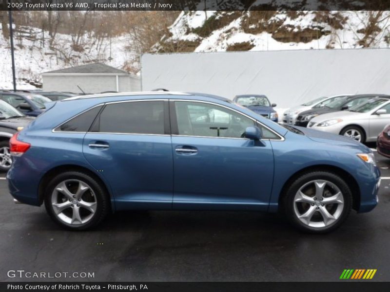 Tropical Sea Metallic / Ivory 2009 Toyota Venza V6 AWD