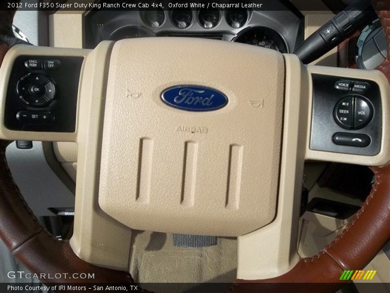 Oxford White / Chaparral Leather 2012 Ford F350 Super Duty King Ranch Crew Cab 4x4