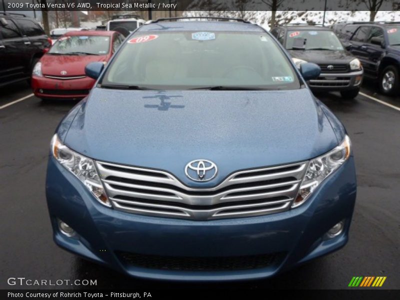 Tropical Sea Metallic / Ivory 2009 Toyota Venza V6 AWD