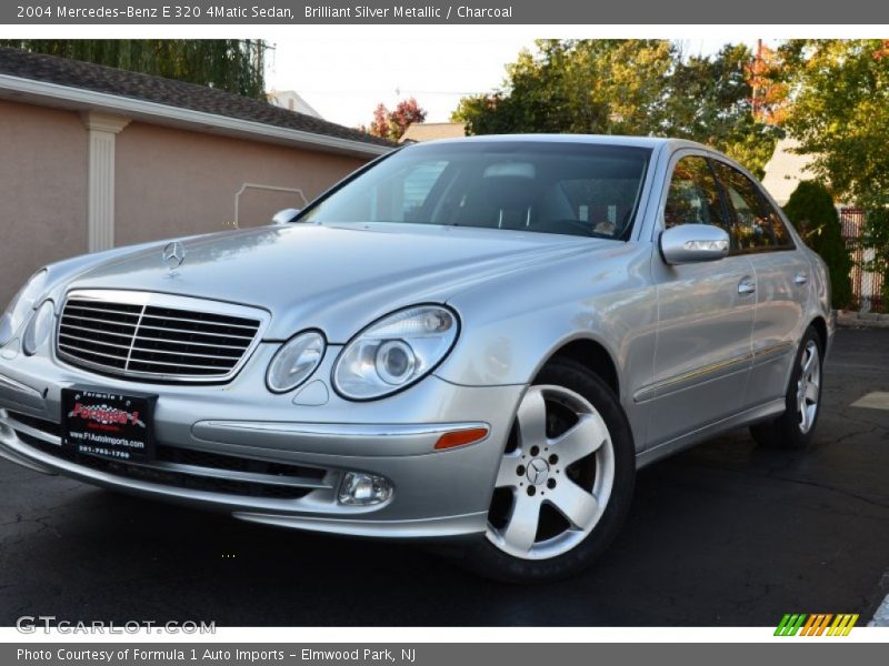 Brilliant Silver Metallic / Charcoal 2004 Mercedes-Benz E 320 4Matic Sedan