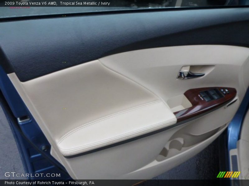 Tropical Sea Metallic / Ivory 2009 Toyota Venza V6 AWD