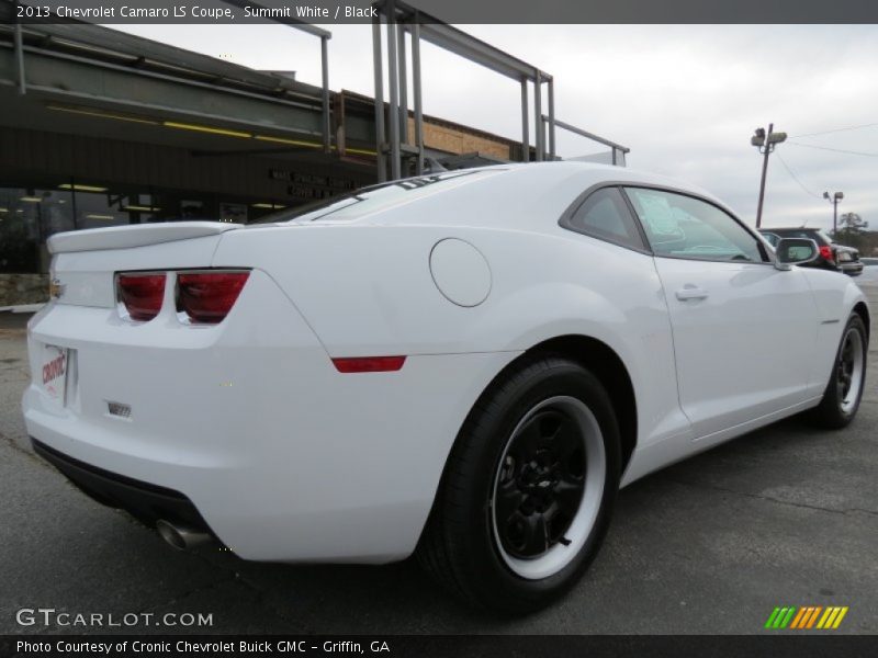 Summit White / Black 2013 Chevrolet Camaro LS Coupe