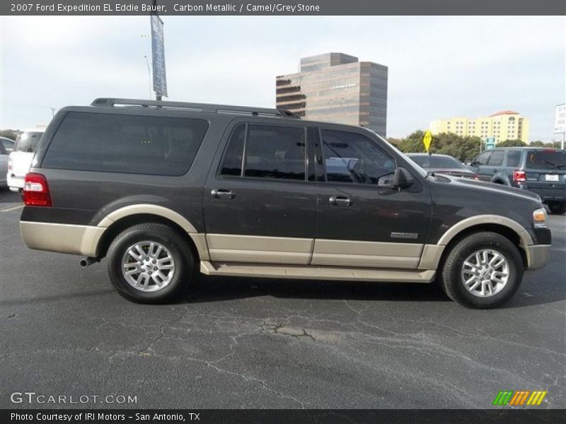 Carbon Metallic / Camel/Grey Stone 2007 Ford Expedition EL Eddie Bauer