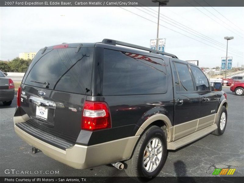 Carbon Metallic / Camel/Grey Stone 2007 Ford Expedition EL Eddie Bauer