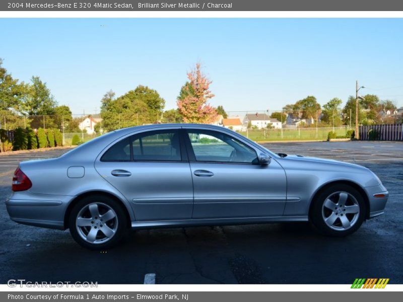 Brilliant Silver Metallic / Charcoal 2004 Mercedes-Benz E 320 4Matic Sedan