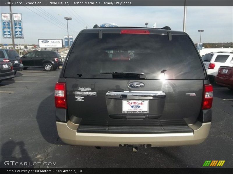 Carbon Metallic / Camel/Grey Stone 2007 Ford Expedition EL Eddie Bauer