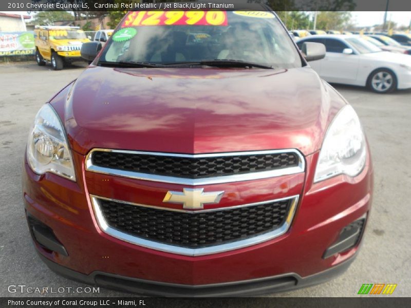 Cardinal Red Metallic / Jet Black/Light Titanium 2010 Chevrolet Equinox LS