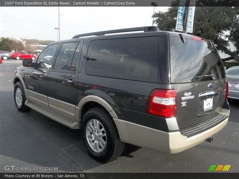 Carbon Metallic / Camel/Grey Stone 2007 Ford Expedition EL Eddie Bauer