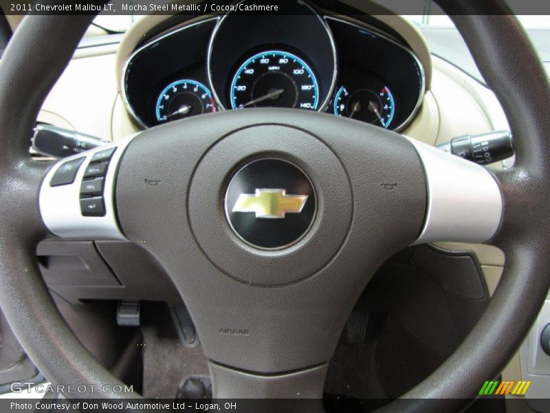 Mocha Steel Metallic / Cocoa/Cashmere 2011 Chevrolet Malibu LT