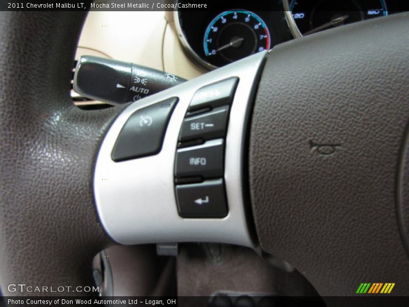 Mocha Steel Metallic / Cocoa/Cashmere 2011 Chevrolet Malibu LT