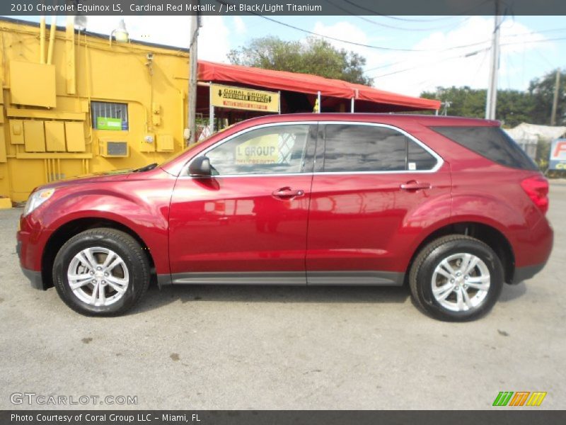 Cardinal Red Metallic / Jet Black/Light Titanium 2010 Chevrolet Equinox LS