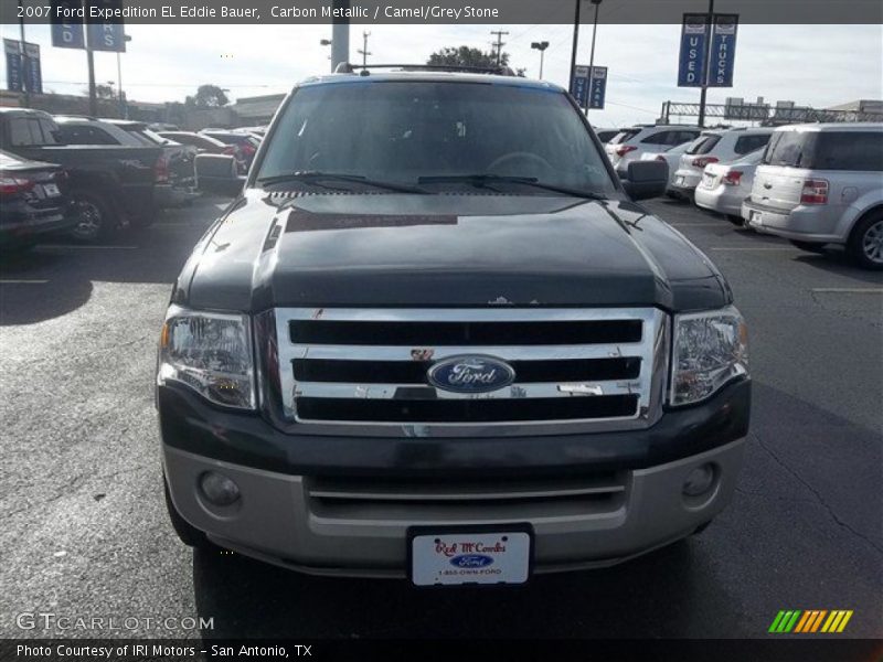 Carbon Metallic / Camel/Grey Stone 2007 Ford Expedition EL Eddie Bauer