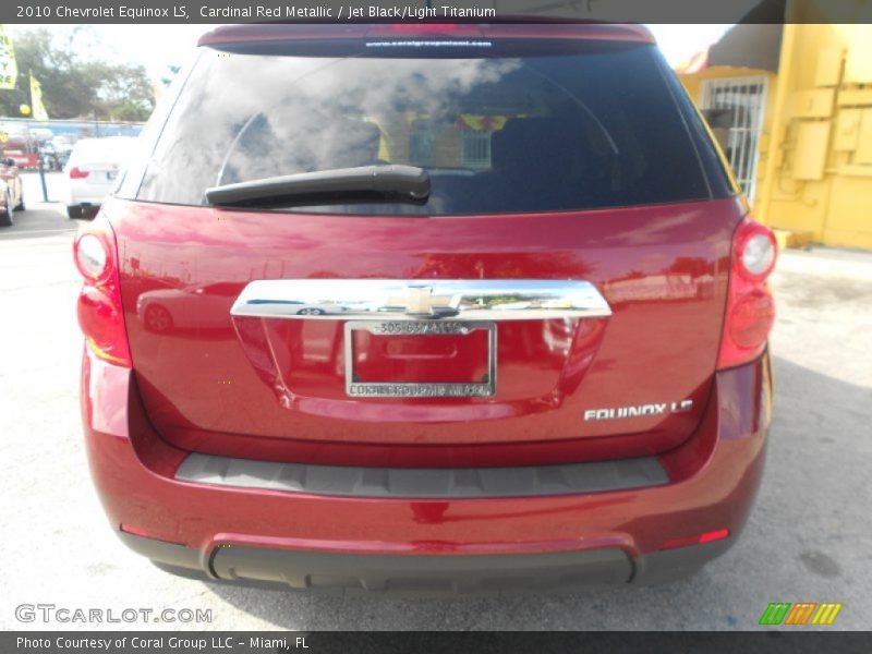 Cardinal Red Metallic / Jet Black/Light Titanium 2010 Chevrolet Equinox LS