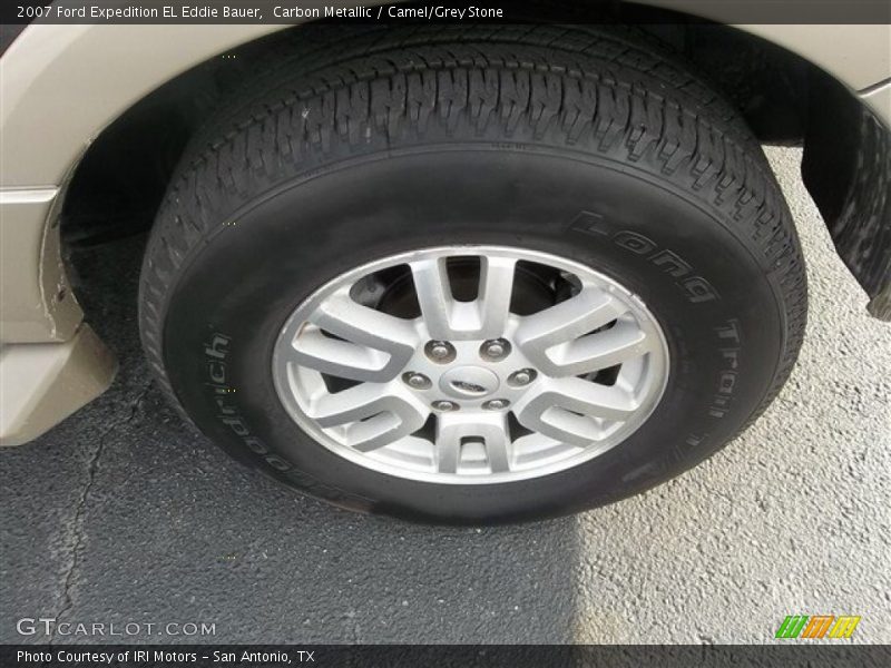 Carbon Metallic / Camel/Grey Stone 2007 Ford Expedition EL Eddie Bauer