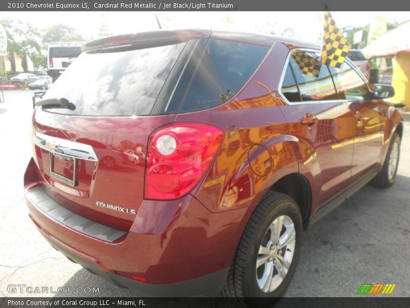 Cardinal Red Metallic / Jet Black/Light Titanium 2010 Chevrolet Equinox LS