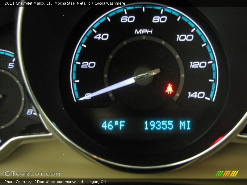 Mocha Steel Metallic / Cocoa/Cashmere 2011 Chevrolet Malibu LT
