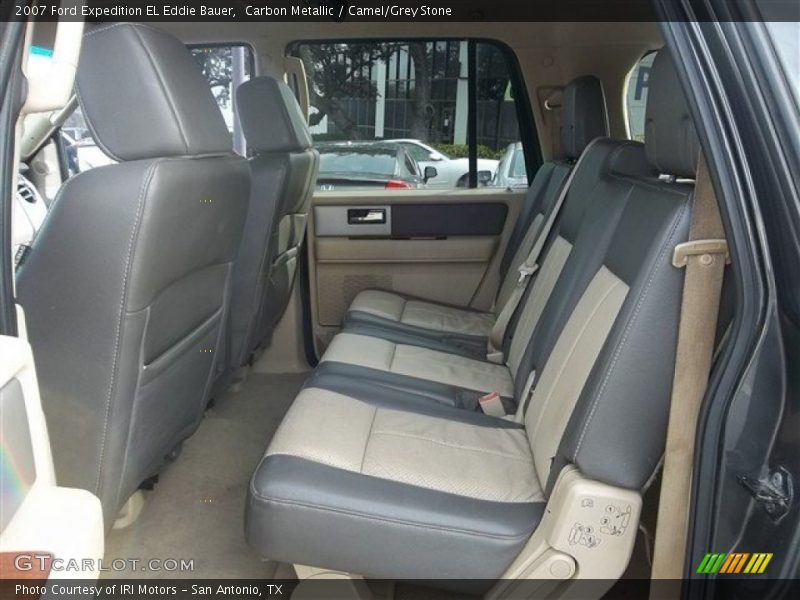 Carbon Metallic / Camel/Grey Stone 2007 Ford Expedition EL Eddie Bauer