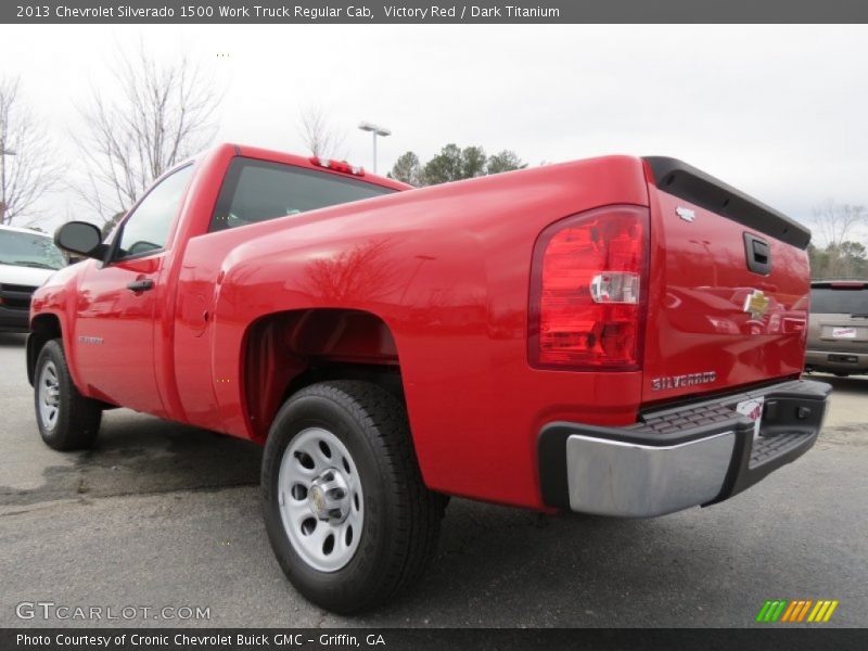 Victory Red / Dark Titanium 2013 Chevrolet Silverado 1500 Work Truck Regular Cab