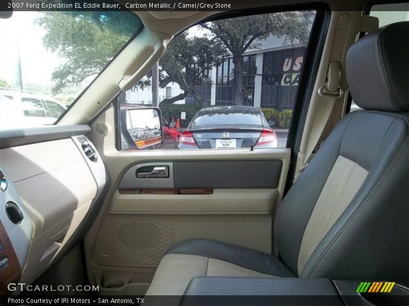 Carbon Metallic / Camel/Grey Stone 2007 Ford Expedition EL Eddie Bauer