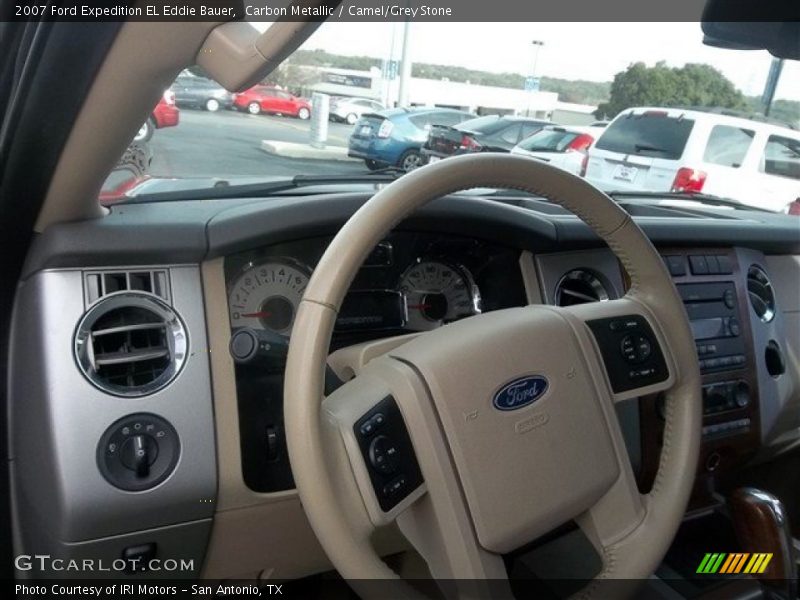 Carbon Metallic / Camel/Grey Stone 2007 Ford Expedition EL Eddie Bauer