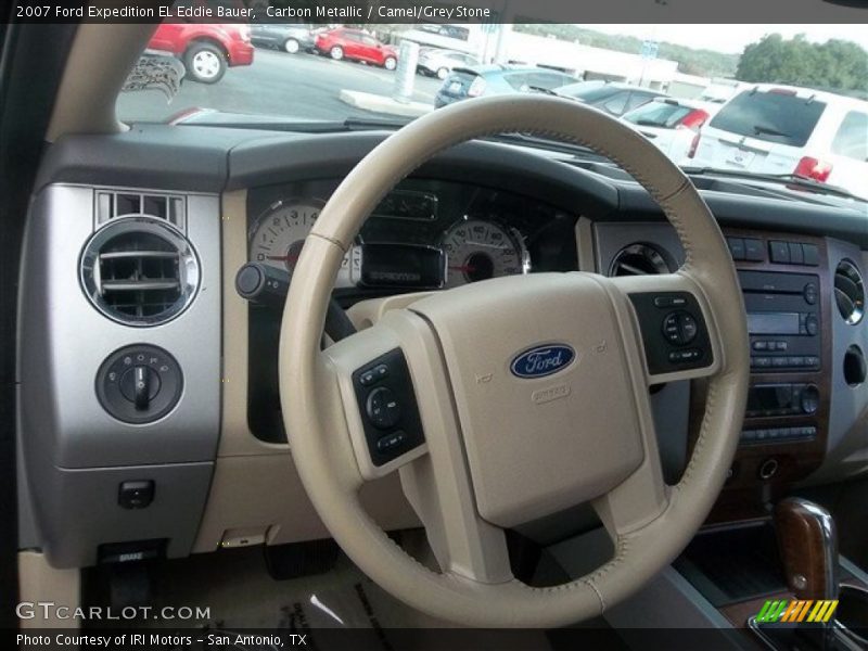 Carbon Metallic / Camel/Grey Stone 2007 Ford Expedition EL Eddie Bauer