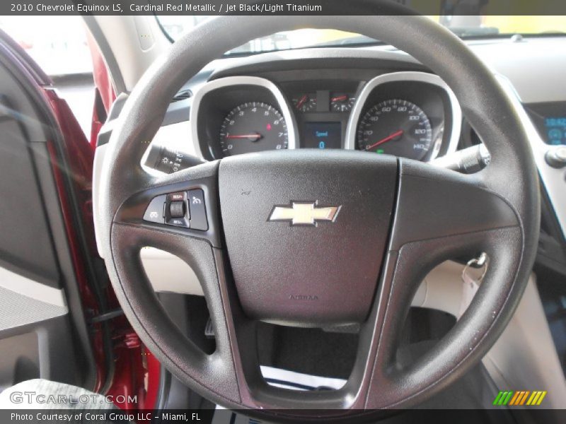 Cardinal Red Metallic / Jet Black/Light Titanium 2010 Chevrolet Equinox LS