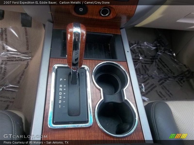 Carbon Metallic / Camel/Grey Stone 2007 Ford Expedition EL Eddie Bauer