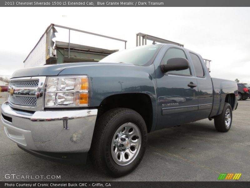 Blue Granite Metallic / Dark Titanium 2013 Chevrolet Silverado 1500 LS Extended Cab