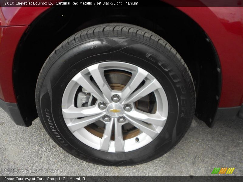 Cardinal Red Metallic / Jet Black/Light Titanium 2010 Chevrolet Equinox LS