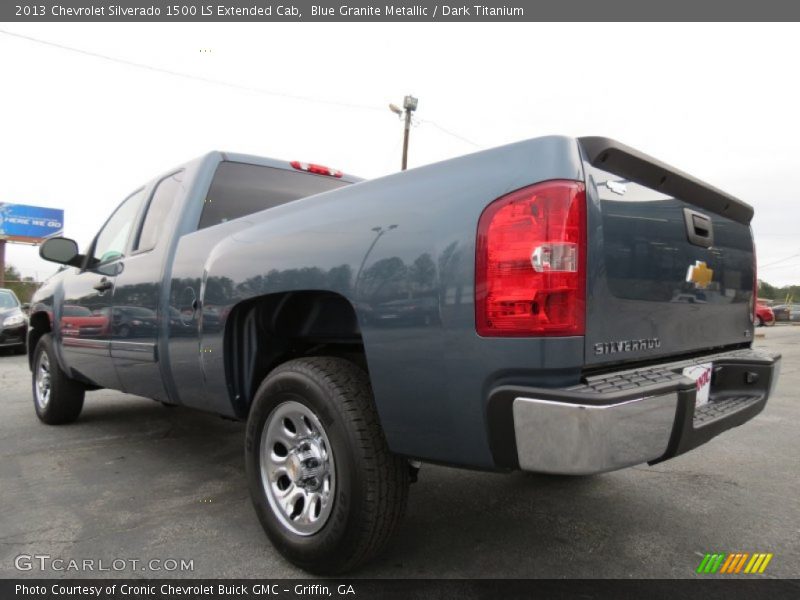 Blue Granite Metallic / Dark Titanium 2013 Chevrolet Silverado 1500 LS Extended Cab
