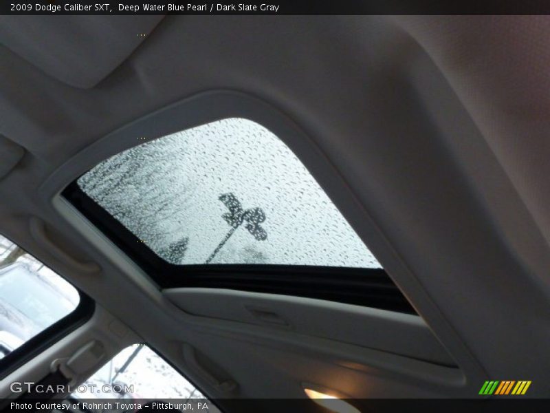 Deep Water Blue Pearl / Dark Slate Gray 2009 Dodge Caliber SXT