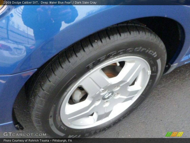 Deep Water Blue Pearl / Dark Slate Gray 2009 Dodge Caliber SXT