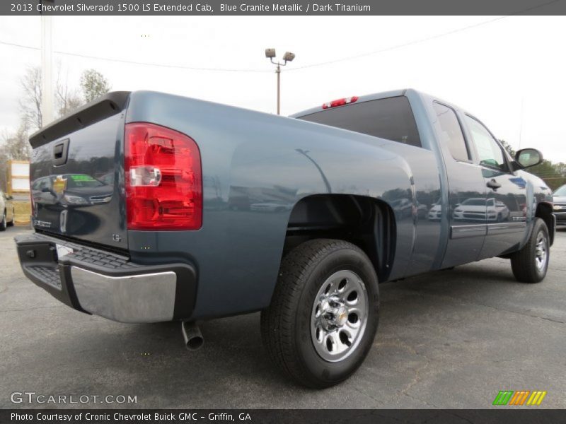 Blue Granite Metallic / Dark Titanium 2013 Chevrolet Silverado 1500 LS Extended Cab