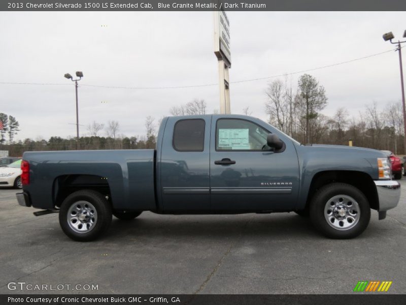 Blue Granite Metallic / Dark Titanium 2013 Chevrolet Silverado 1500 LS Extended Cab